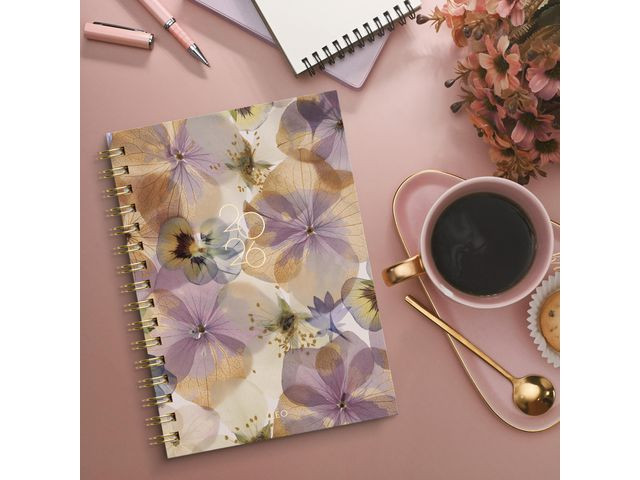 Kalender Grieg Leo A5 Spiral 2026 Fiol