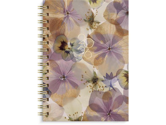BildeKalender Grieg Leo A5 Spiral 2026 Fiol