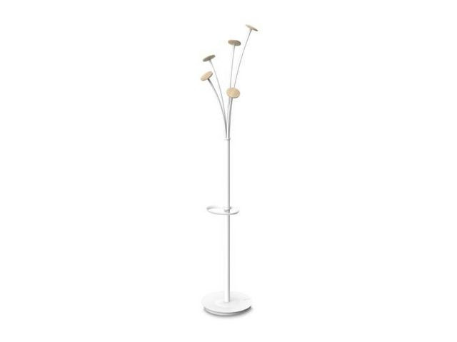 Stumtjener Alba 5 Kroker 187Cm Hvit/Tre