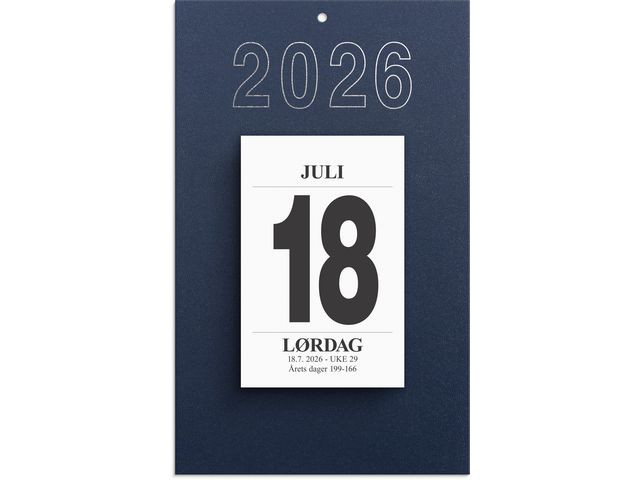 Avrivningskalender Grieg 26 Med. M/Plate