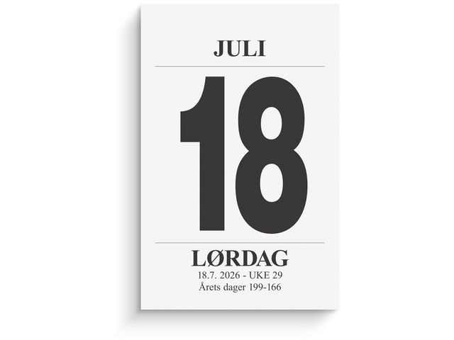 Avrivningskalender Grieg 2026 Medium