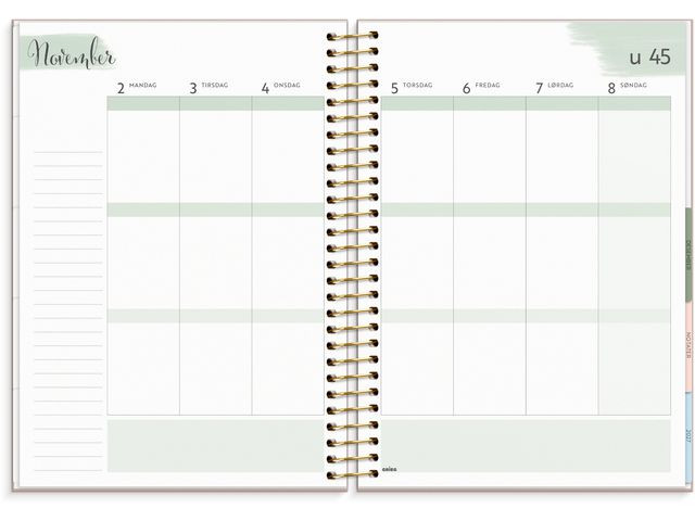 Kalender Life Organizer 2026 C5 Blomster