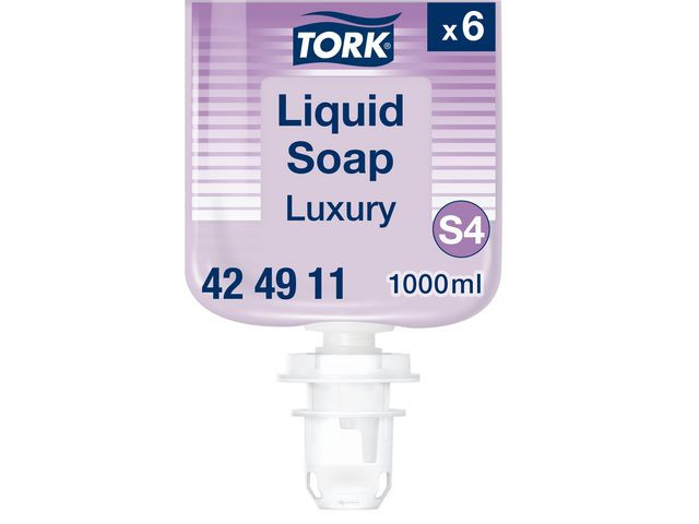 BildeHåndsåpe Tork Luksus Flytende S4 1L (6 stk)