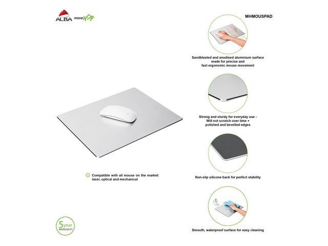 Musematte Alba Aluminium