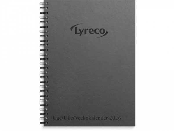 Ukekalender Lyreco 2026 Spiralisert Sort