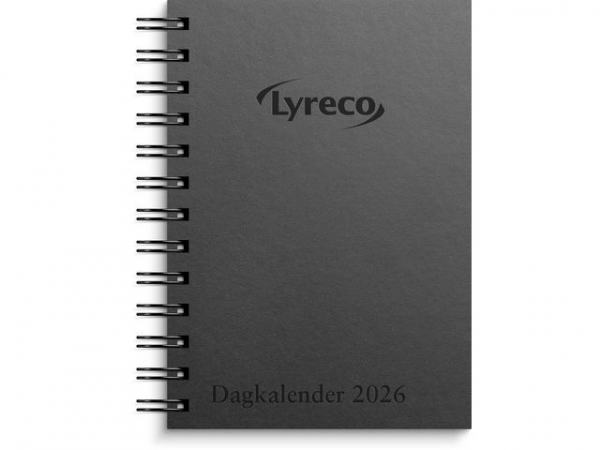 Dagkalender Lyreco 2026 Spiralisert Sort