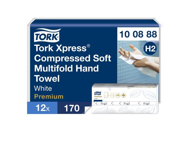 BildeTørkeark Tork Prem M Komprim 2L H2 (2040 stk)