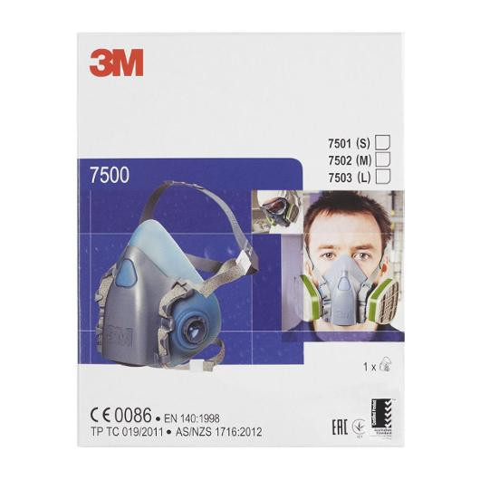Halvmaske 3M 7502 Gjenbrukbar M