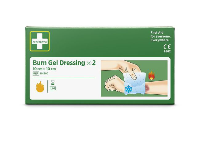 BildeBranngelè Cederroth Kompress (2 stk)