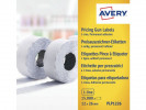 Prisetikett Avery 26X12Mm Hvit (10 stk)