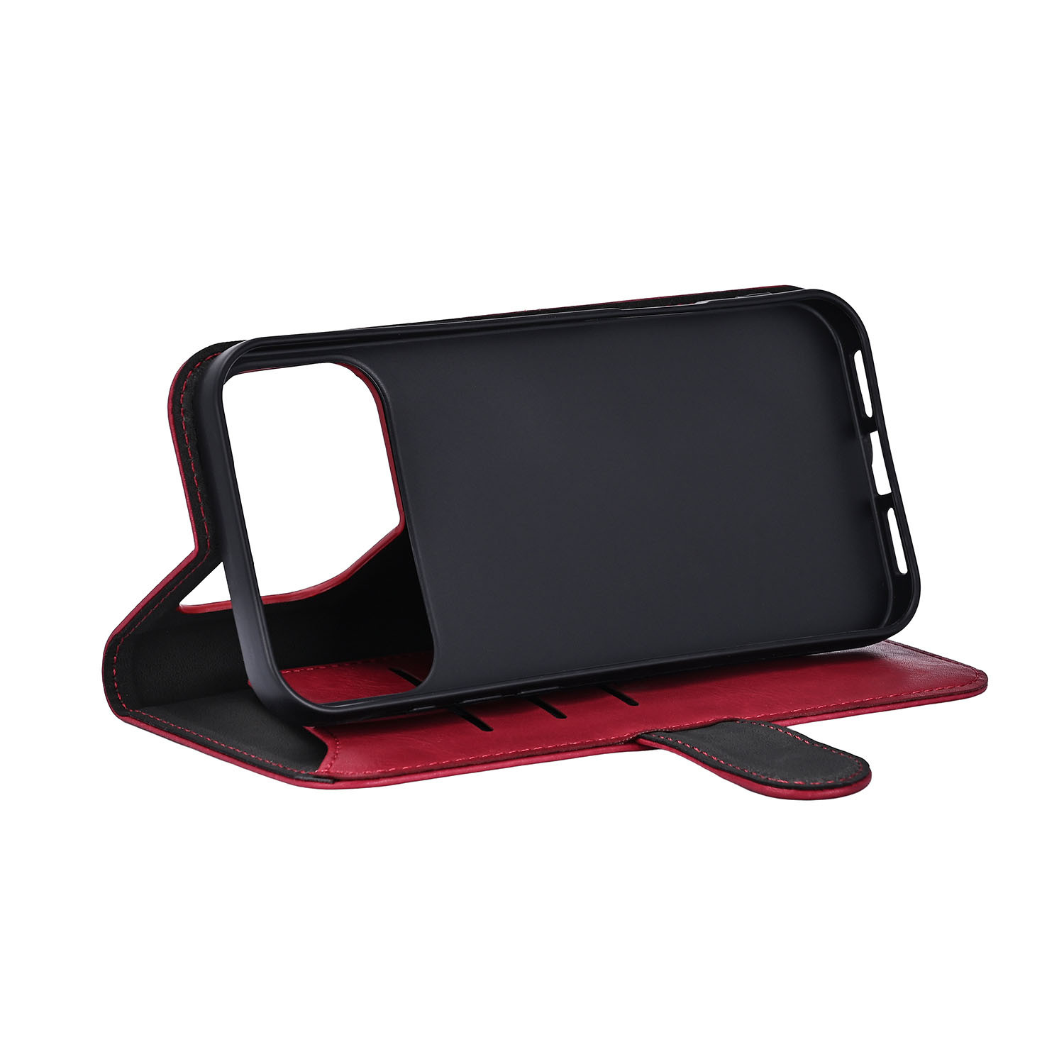 BildeGEAR Classic 3 card Recycled MagSerie iPhone 17 Pro Max Deep Red