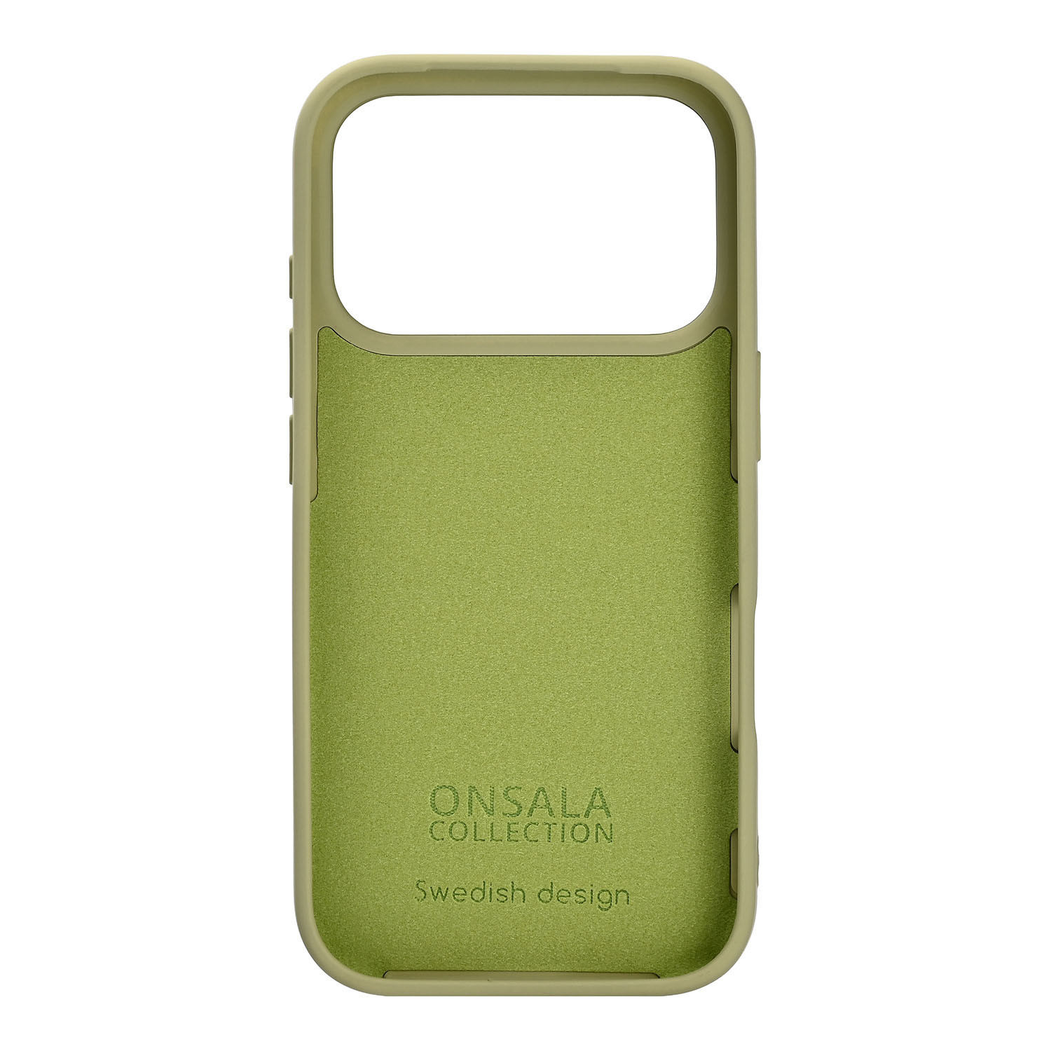 BildeONSALA Back Sil Touch Recycled MagSerie iPhone 17 Pro Lime