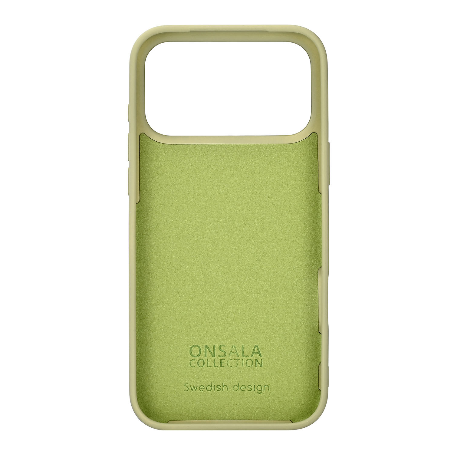 BildeONSALA Back Sil Touch Recycled MagSerie iPhone 17 Pro Max Lime