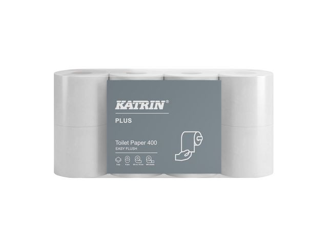 BildeToalettpapir Katrin Plus 400 Easy F (8 stk/pk, 5 pakker)