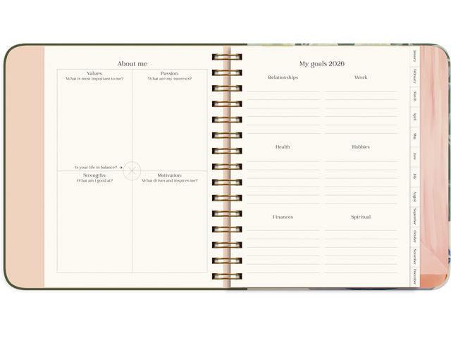 Ukekalender Life Planner 2026 Decor
