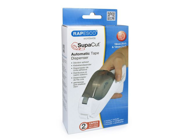 Tapedispenser Rapesco Supacut + 2Rl