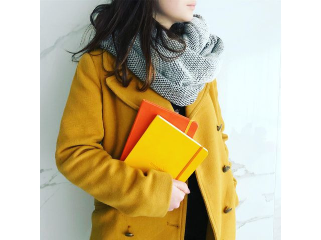 Notatbok Rhodia A5 Gul
