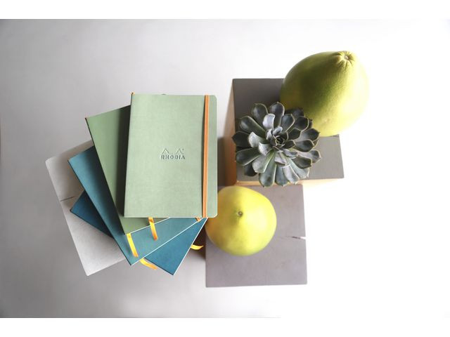 Notatbok Rhodia A5 Grønn