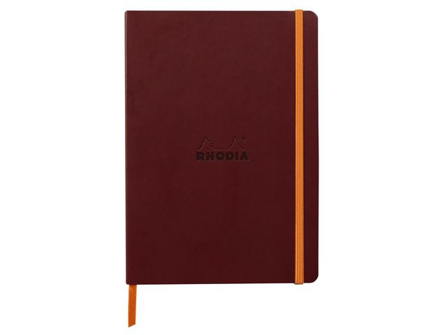 BildeNotatbok Rhodia A5 Burgunder