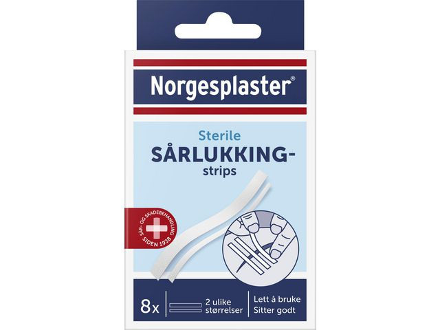 BildeSårlukkingsstrips Norgesplaster (8 stk)
