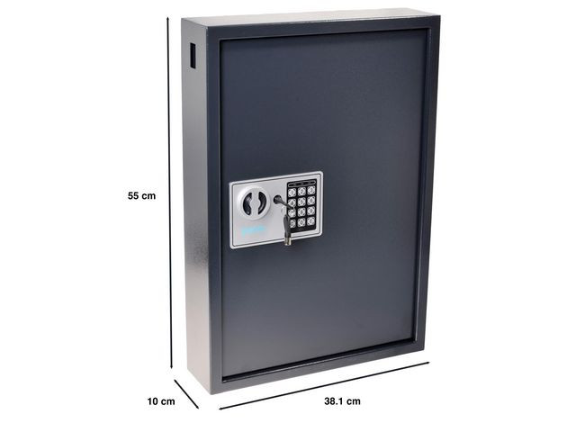 Nøkkelskap Pavo Kodelås 50 Nøkler Sort