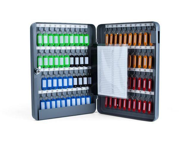 Nøkkelskap Pavo 80 Nøkler Sort