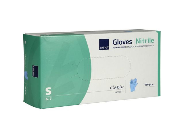 Hanske Abena C.p Nitril U/P S Blå (150 stk)