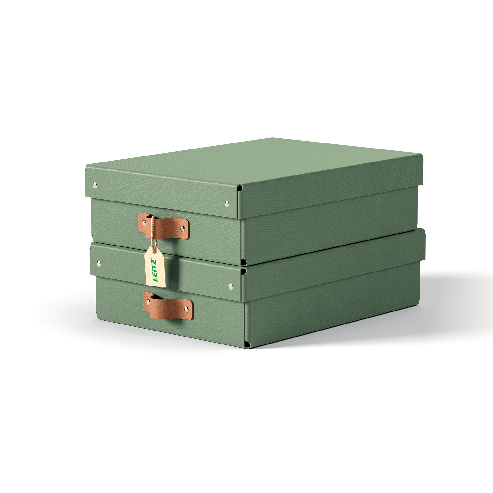 BildeLEITZ Arkivboks Puro medium lav jordgrnn (2)