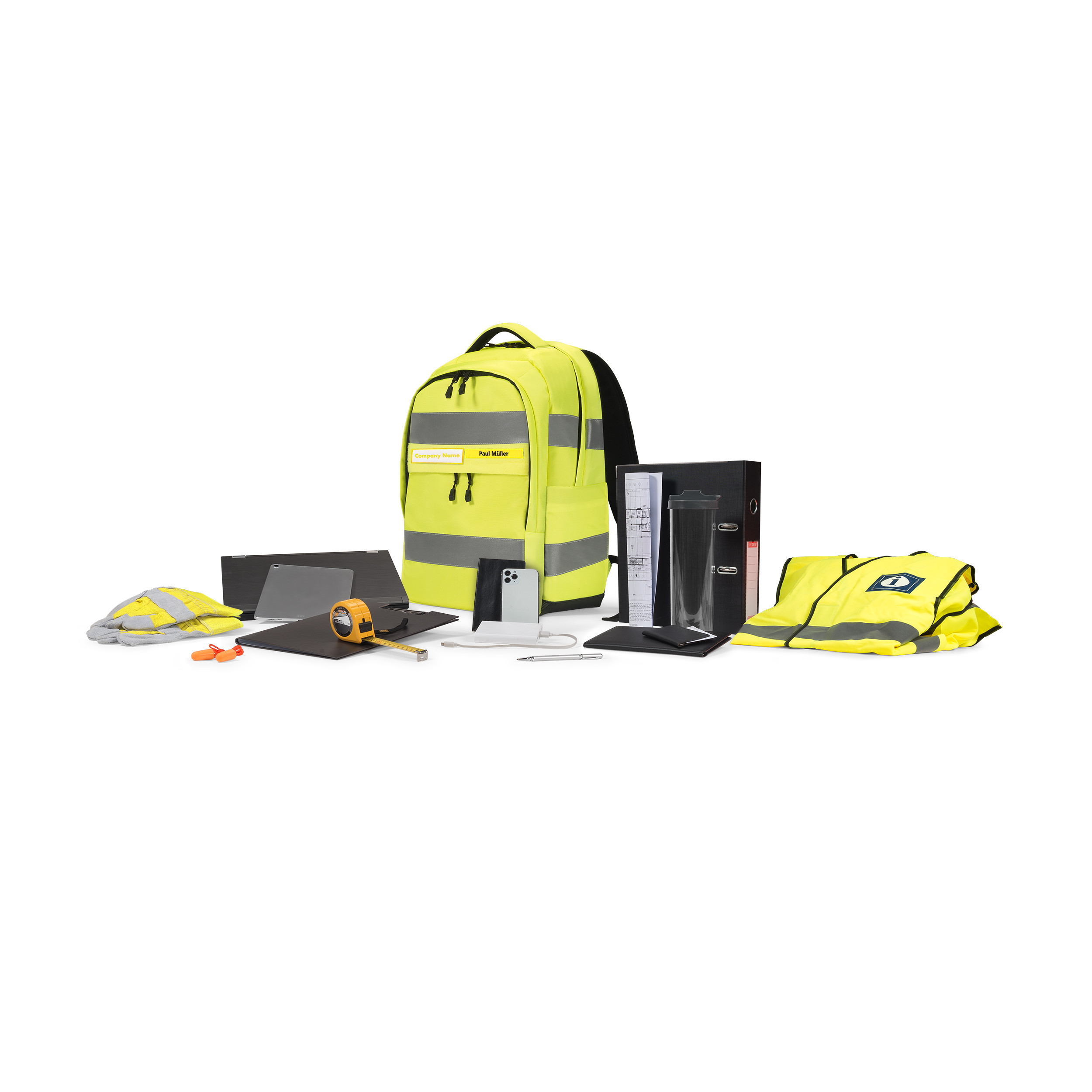 Dicota Ryggsekk HI-VIS 25 liter, Gul