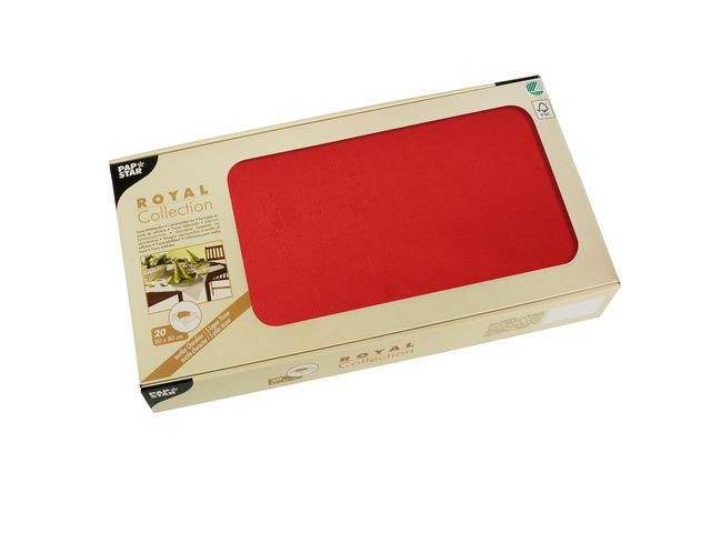 BildeSnippduk Papstar Royal Rød 80X80Cm (20 stk)