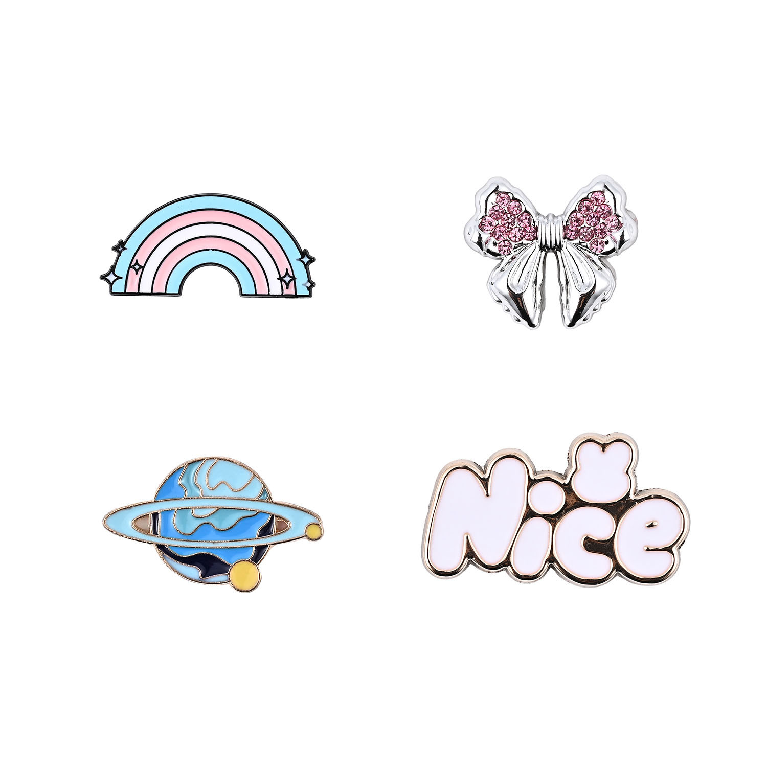 ONSALA Pimp your Phone Set.5 Metal and Plastic Charms 4pcs