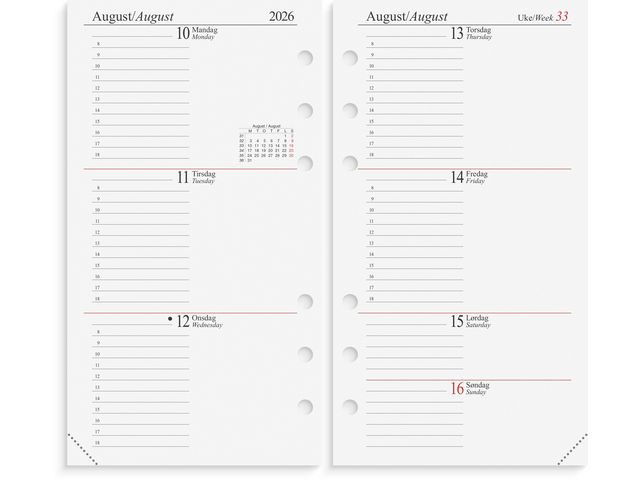 Årspakke Grieg A6 2026 Uke