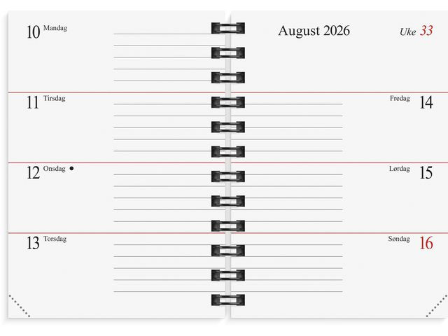 Lommekalender Grieg Mini 2026 Refill