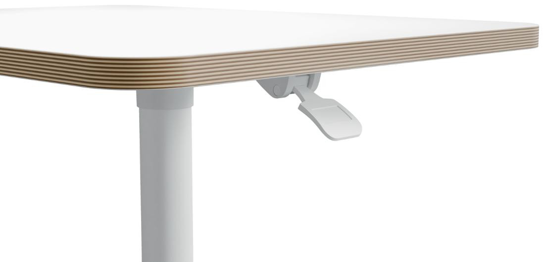 Skrivebord Leitz Hev/Senk Hvit