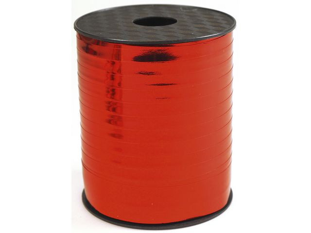 BildeGavebånd 250Mx10Mm Metallic Rød