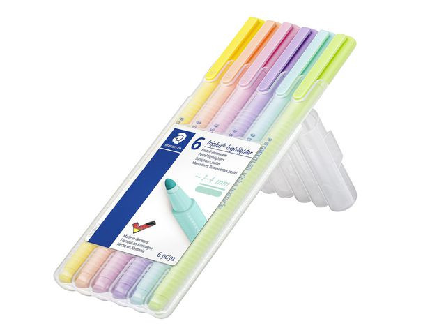 Tekstmarker Staedtler Triplus Pastel (6 stk)