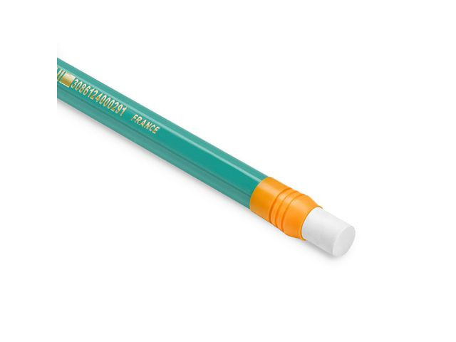Blyant Bic Ecolution 655 Hb M/Viskelær (12 stk)