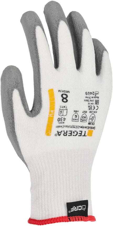 Hanske Tegera 430 Kuttb Syntetisk 10 Grå