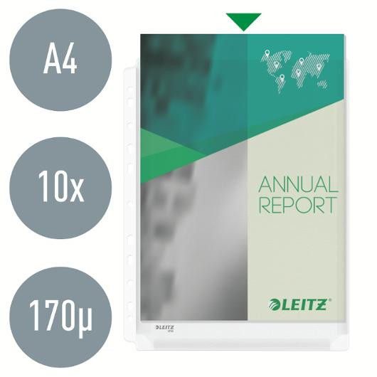 Plastlomme Leitz A4 Topp Eksp 170My (10 stk)