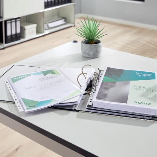 Plastlomme Leitz A4 Topp Eksp 170My (10 stk)