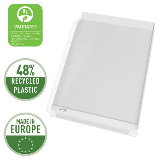 Plastlomme Leitz A4 Topp Eksp 170My (10 stk)