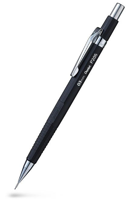 BildeTrykkblyant Pentel P205 05Mm Sort