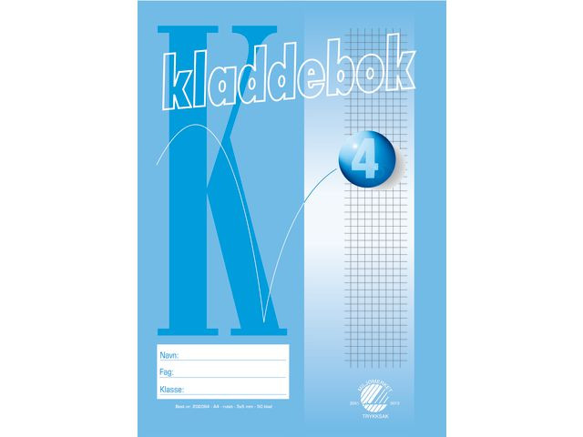BildeKladdebok A4 55G 50Bl 5X5Mm Ruter (10 stk)