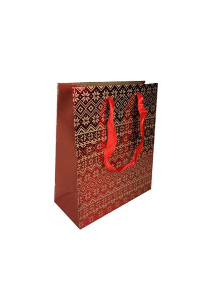 BildeGavepose Medium M/Julemotiv (10 stk)