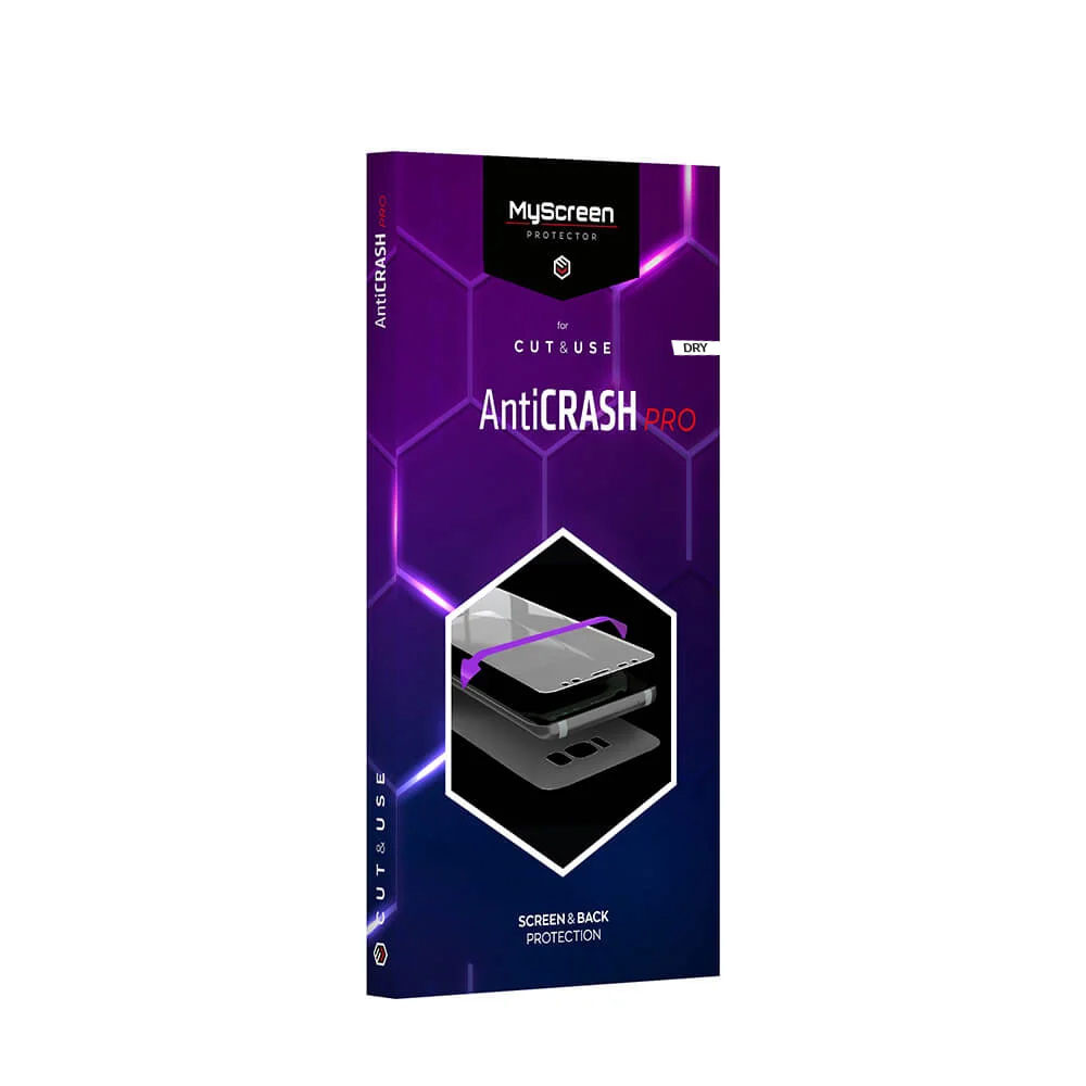 MYSCREEN antiCRASCH Pro Protective Film 7" Dry inst