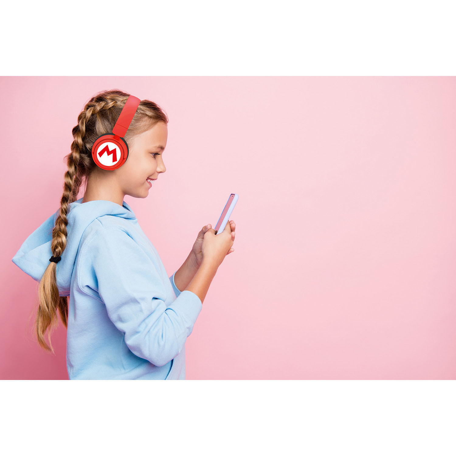 SUPER MARIO Headphone On-Ear Wireless 85dB/95dB Sharing Aux