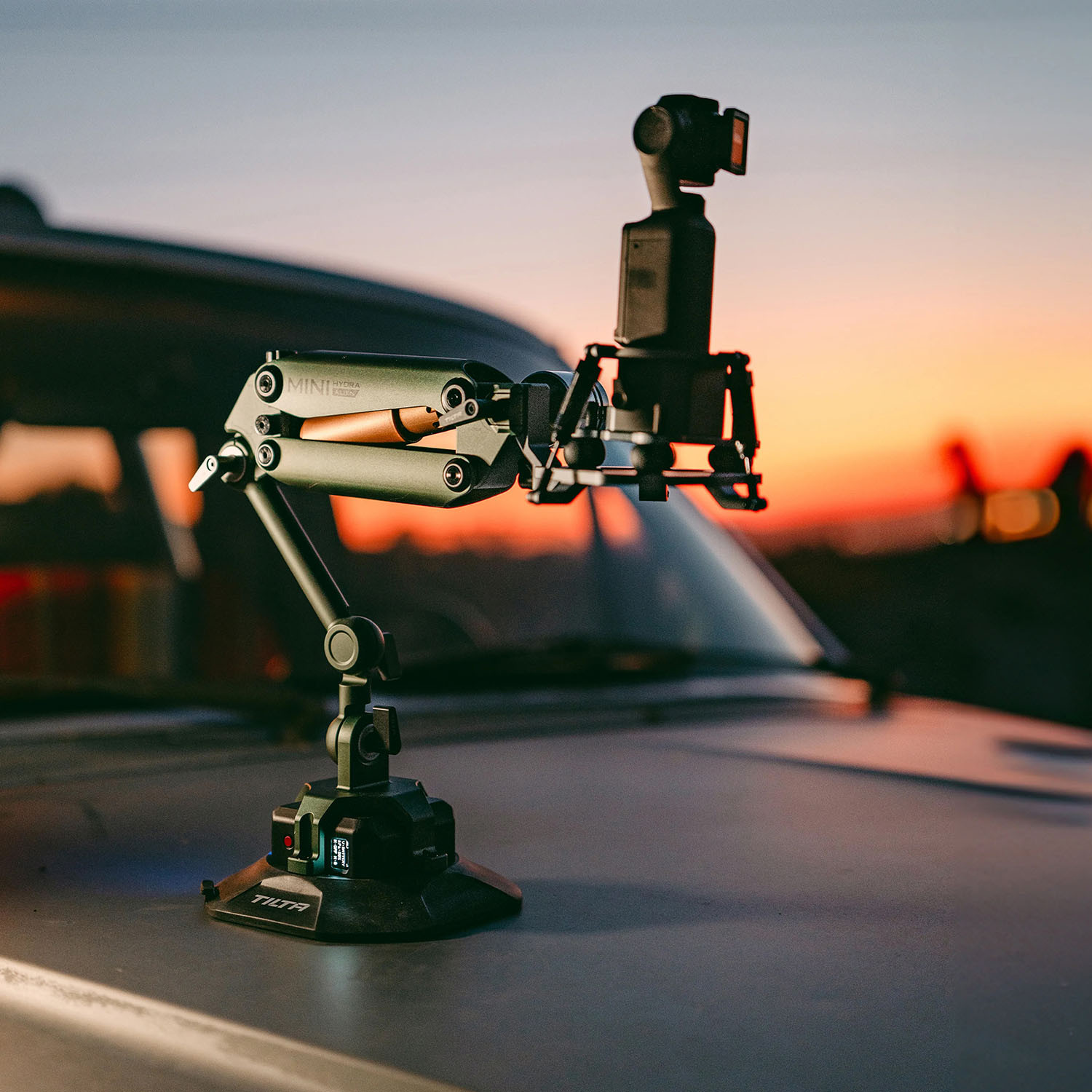 TILTA Shock Absorbing Head for Hydra Alien Mini Titatnium Grey