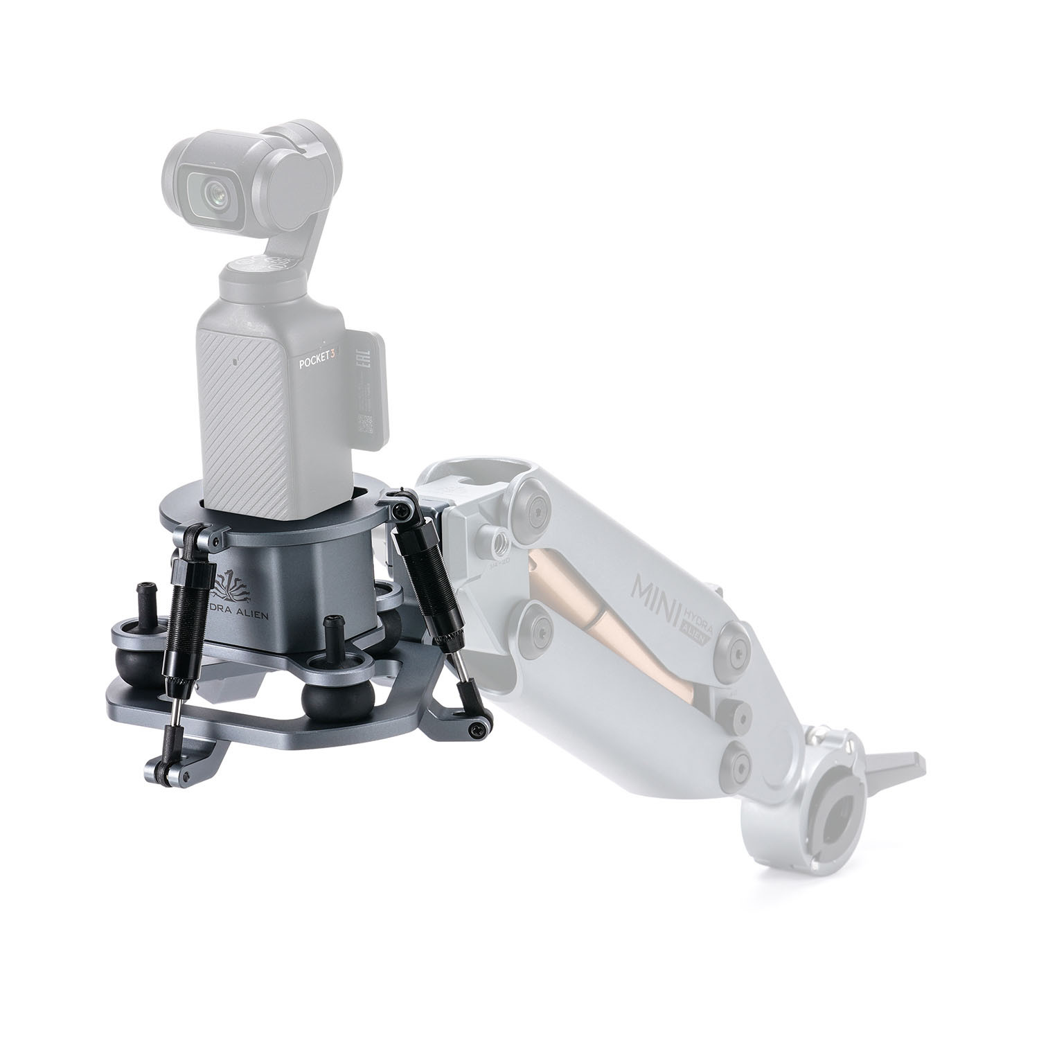 TILTA Shock Absorbing Head for Hydra Alien Mini Titatnium Grey