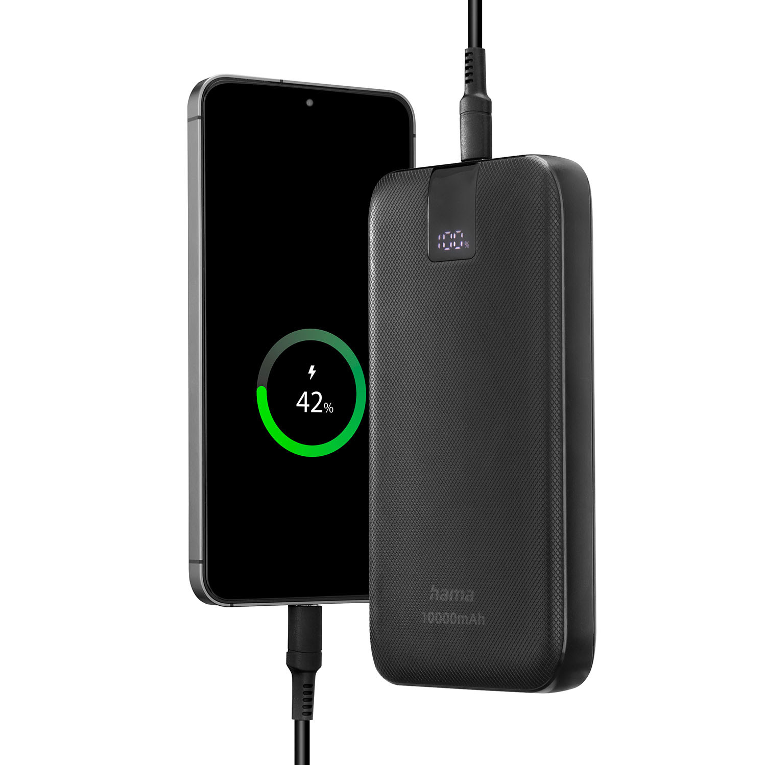 HAMA Powerbank PD 10000mAh 2xUSB-C+1xUSB-A Anthracite