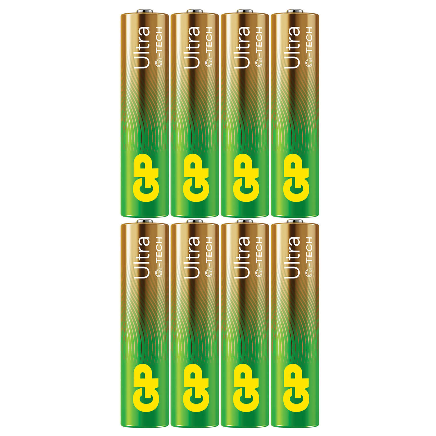 GP Ultra Alkaline battery AAA LR03 8-pack